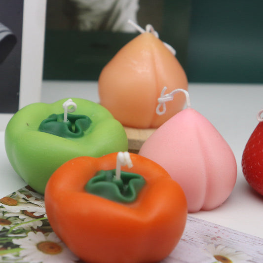 Fruit-Shaped Silicone Candle Moulds for Creative Home Décor Candles Moulds