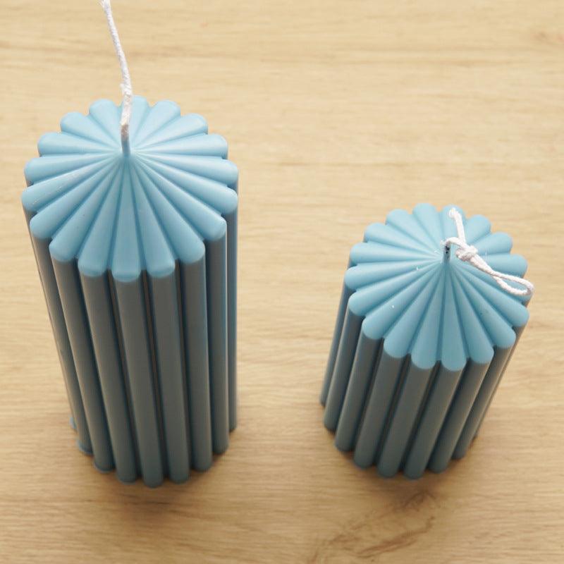 Stripe Pillar Candle Mould