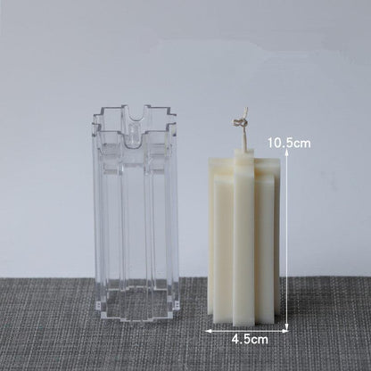 Geometric Tower Candle Mould Candles Moulds
