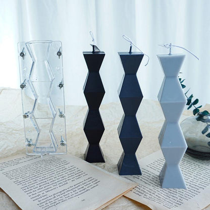 Geometric abstract candle Mould Candles Moulds