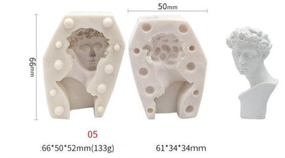 Greek Mythology Figurines Statue Sculpture Candle Mould Candles Moulds