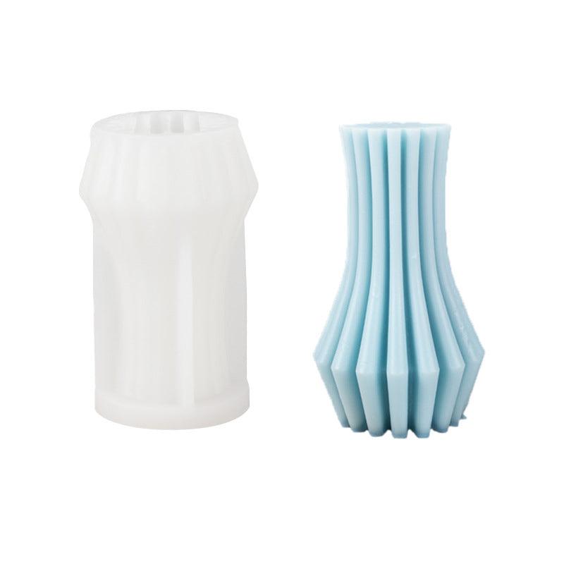 Gypsum Incense Stone Geometric Cylindrical Candle Silicone Abrasives Candles Moulds