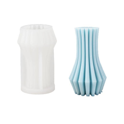 Gypsum Incense Stone Geometric Cylindrical Candle Silicone Abrasives Candles Moulds