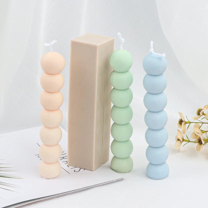 Beads Candle Silicone Mould