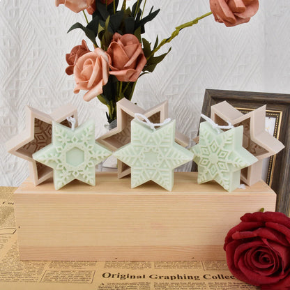 Snowflake Silicone Candle mould