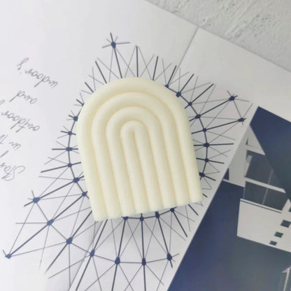 Boho Rainbow Arch Candle Silicone Mould