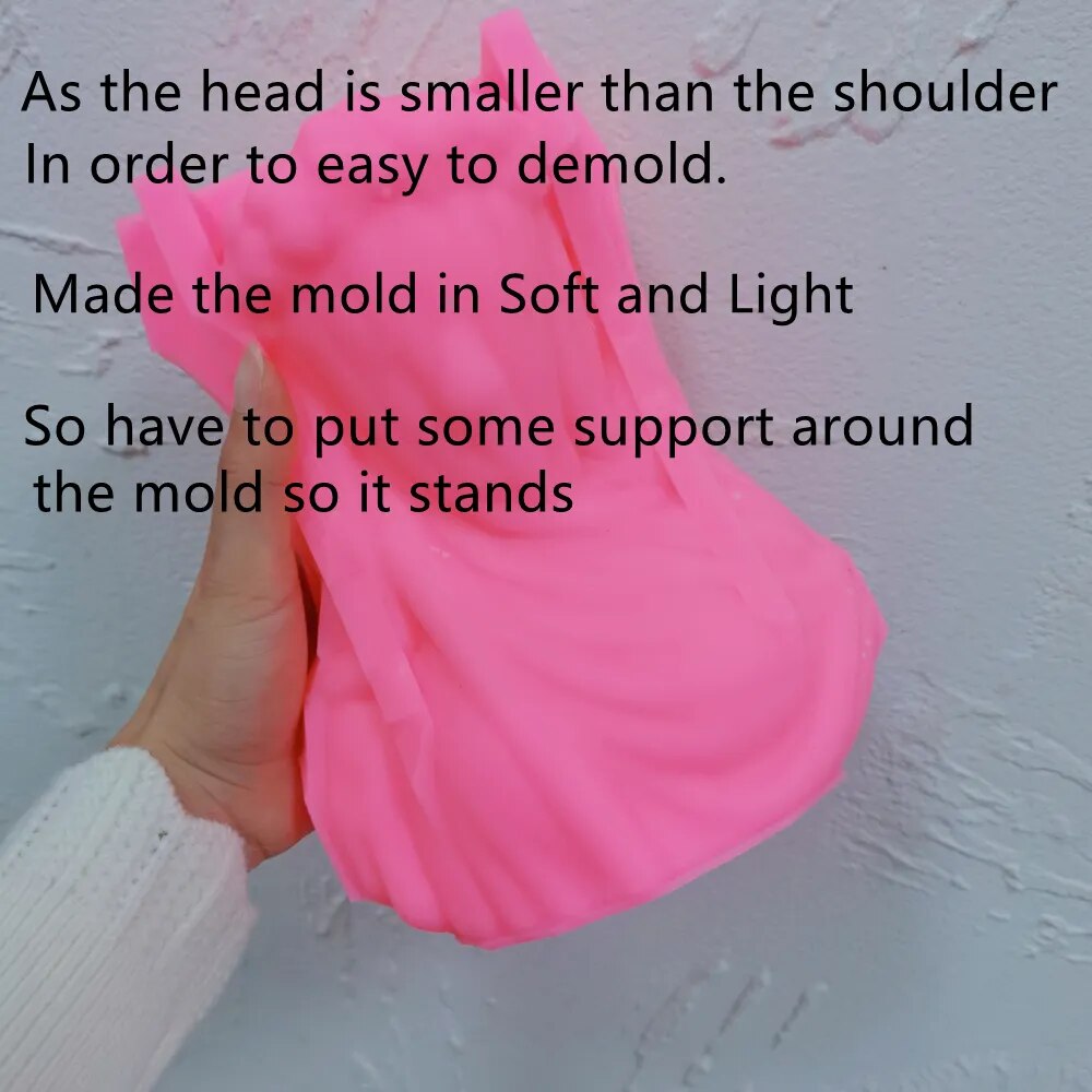 Veiled Lady Candle Silicone Mould