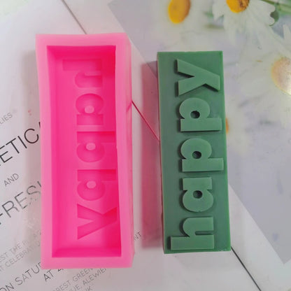 DIY 16 Designs Extra Babe Mood Words Slogan Candle Silicone Mould