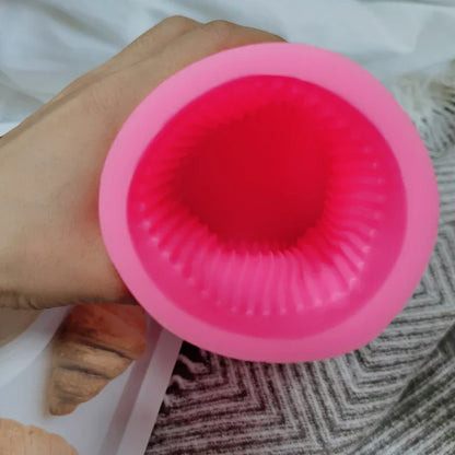 Wavy Column Candle Mould