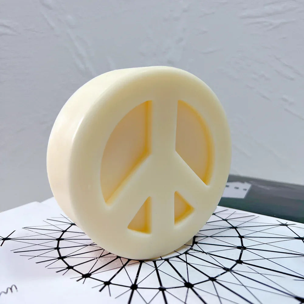 Peace Sign Candle Mould