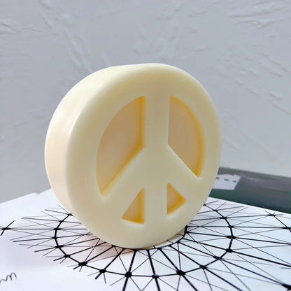 Peace Sign Candle Mould