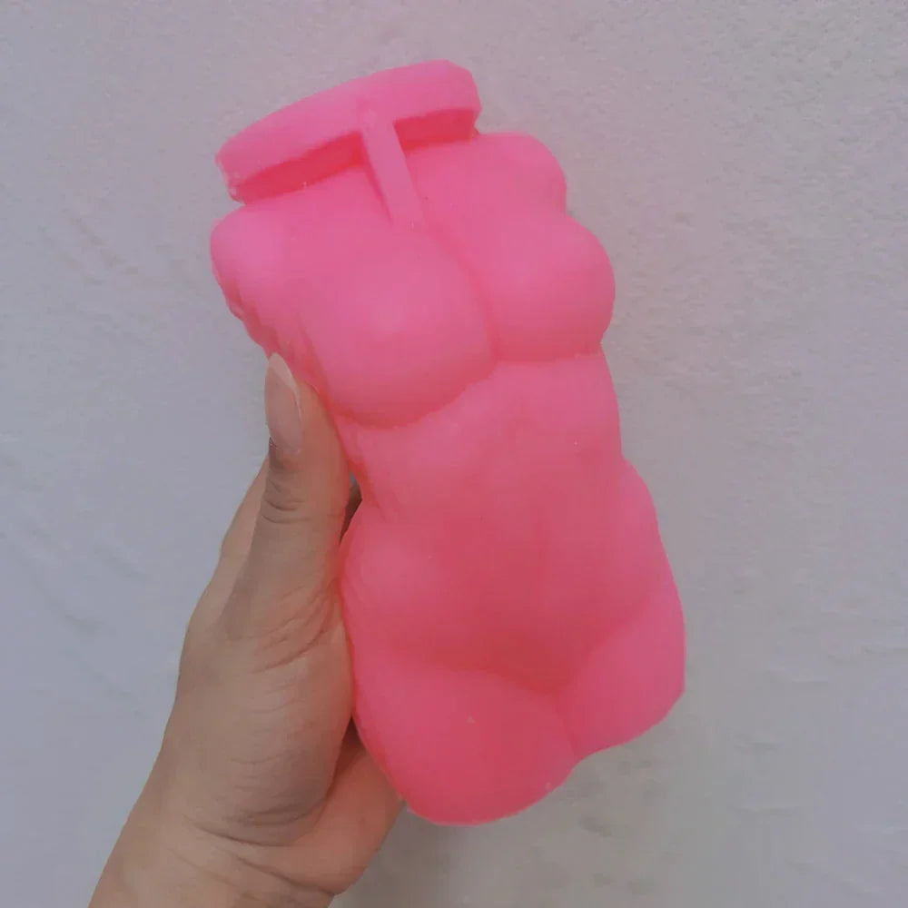 Geometric Female Body Wax Candle Mould