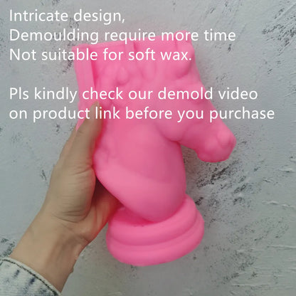 Horse Head Candle Mould