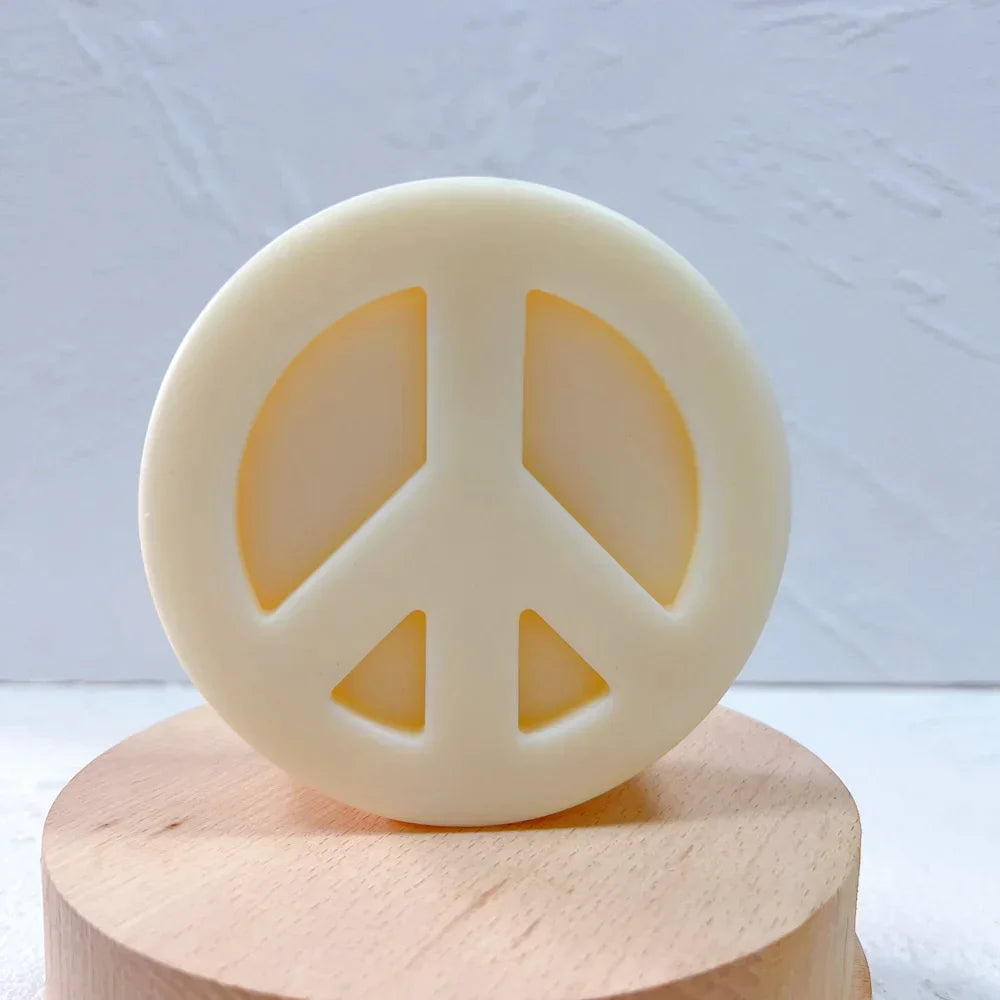 Peace Sign Candle Mould