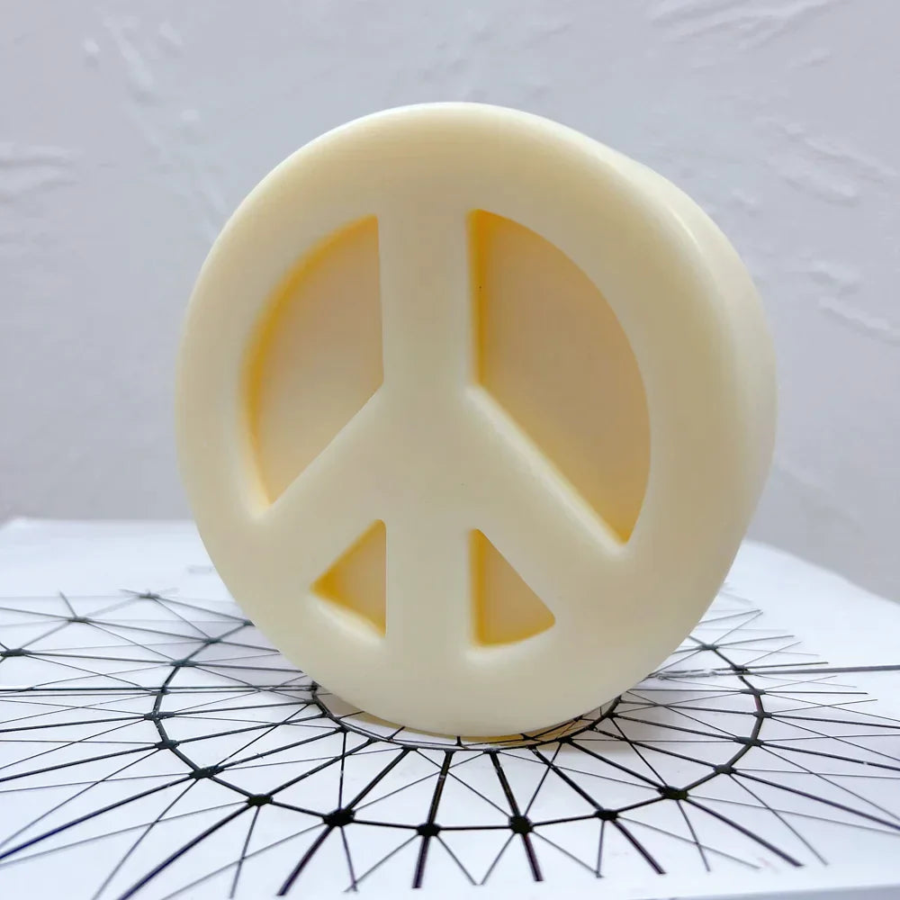 Peace Sign Candle Mould