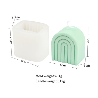 Rainbow Arch Candle Mould