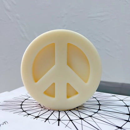 Peace Sign Candle Mould