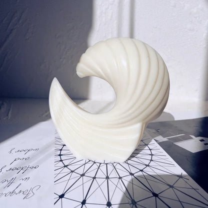 Aesthetic Ribbed Geometric Silicone Candle Mould