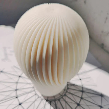 Spiral Balloon Design Silicone Candle Mould