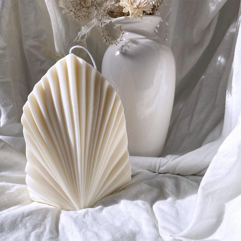 Handcrafted Scallop-Shaped Candle Mould for Elegant Home Décor Candles Moulds