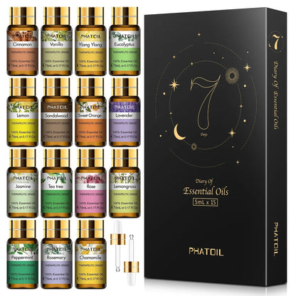 15pcs set Natural Plant Aroma Fragrance Oils for Candle Making