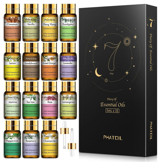 15pcs set Natural Plant Aroma Fragrance Oils for Candle Making