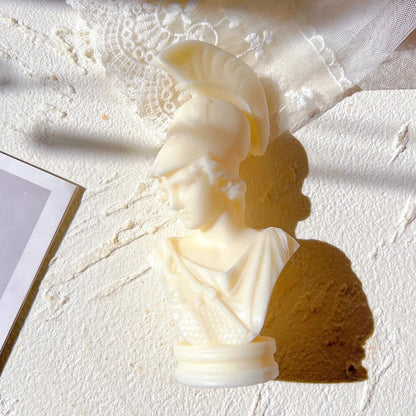 Greek Goddess Athena Statue Candle Mould