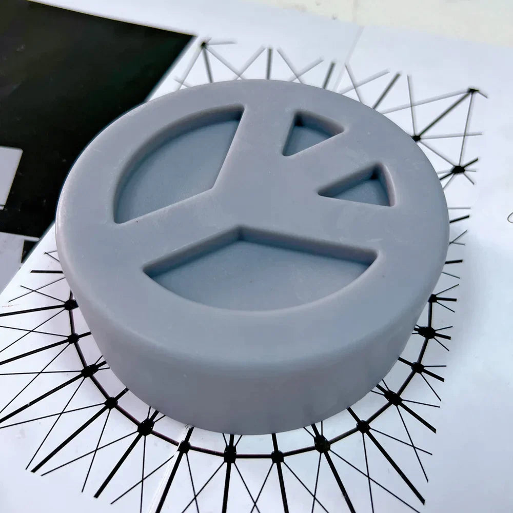 Peace Sign Candle Mould