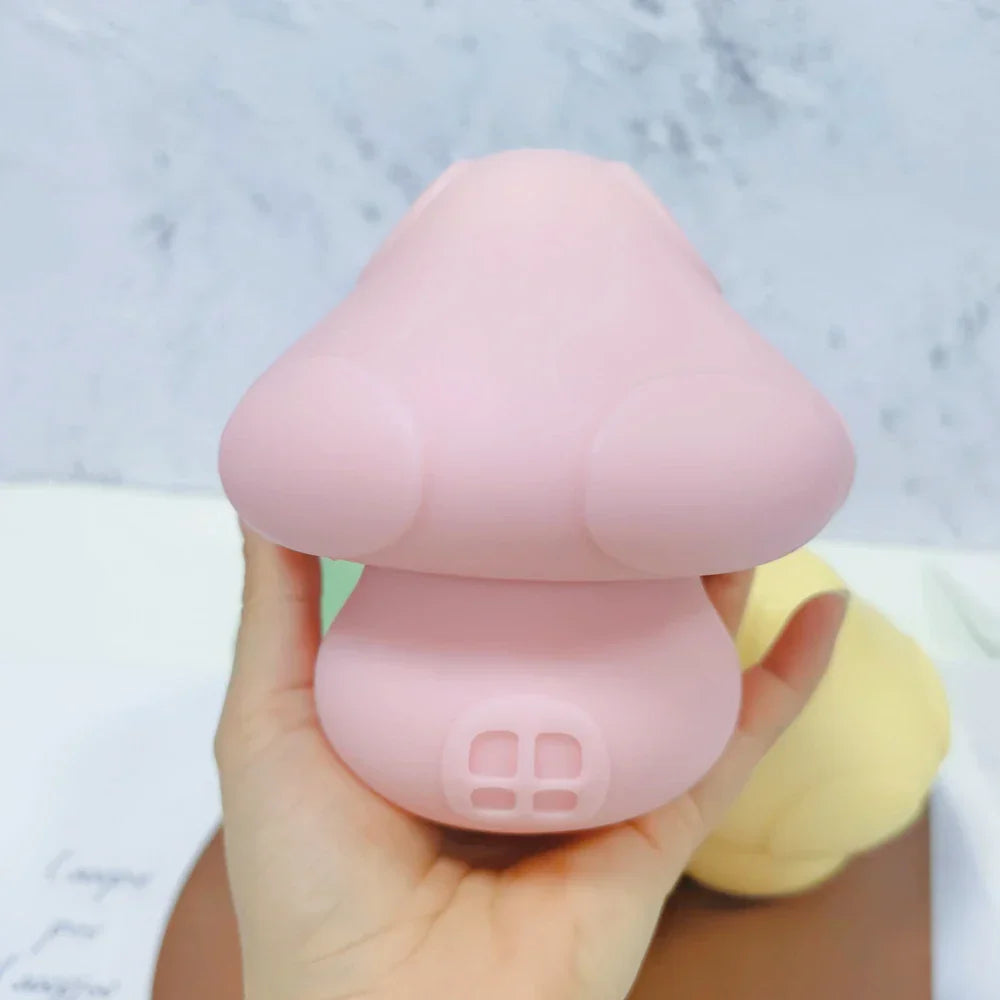 Cute Mushroom House Candle Mould - Fairy Gnome Home
