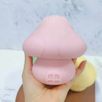 Cute Mushroom House Candle Mould - Fairy Gnome Home