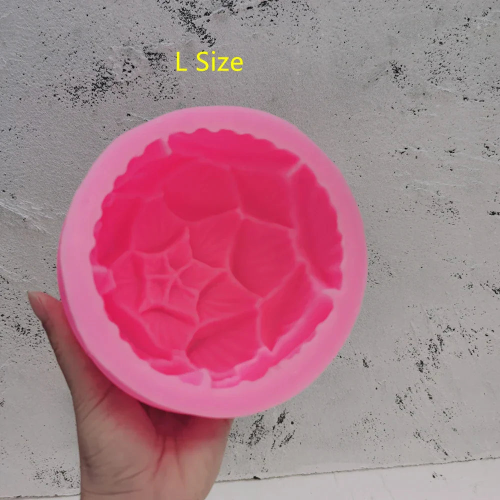 Big Size Lotus Bloom Flower Candles Mould