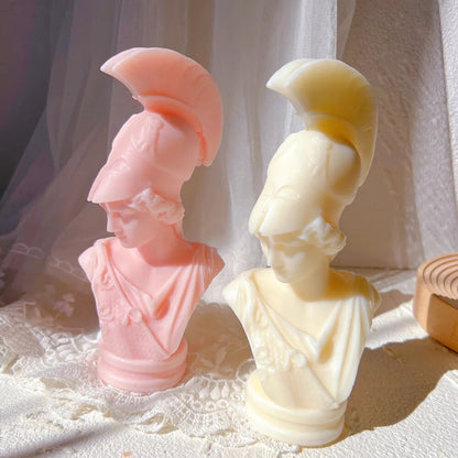 Greek Goddess Athena Statue Candle Mould