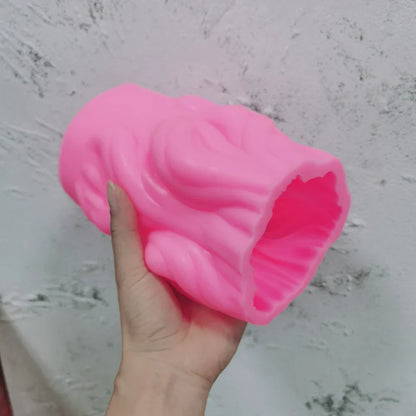 Wavy Swirl Candle Mould