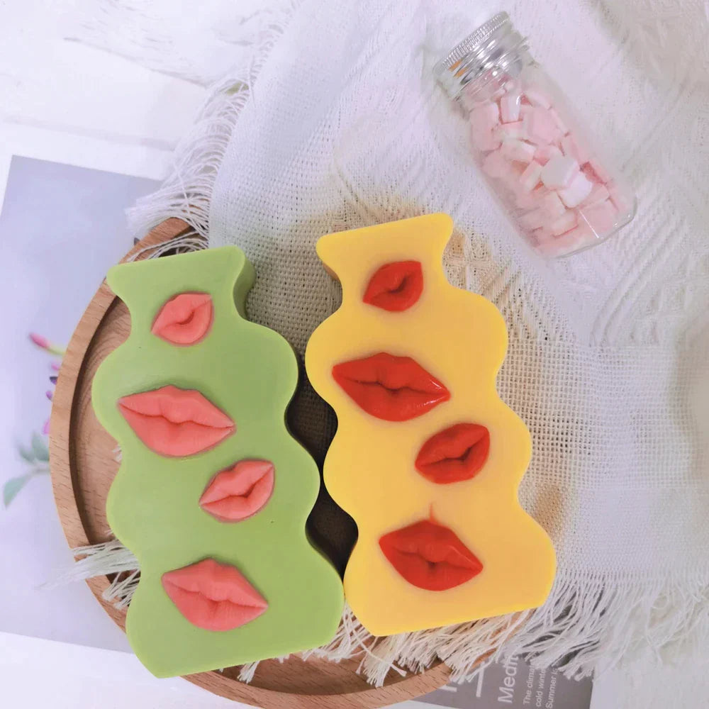 Pucker Up Lips Candle Moulds