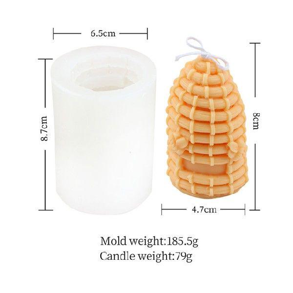 Honeycomb Design Silicone Candle Mould for Bee Wax Candle Making Candles Moulds