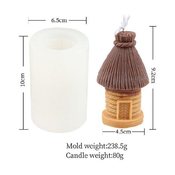Honeycomb Design Silicone Candle Mould for Bee Wax Candle Making Candles Moulds