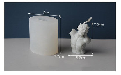 Laocoon bust candle Mould Candles Moulds