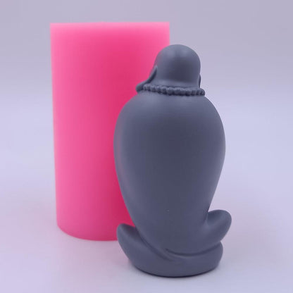 Laughing Buddha Candle Mould Silicone Candles Moulds