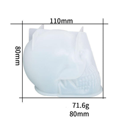 Laughing Skull Candle Mould Candles Moulds
