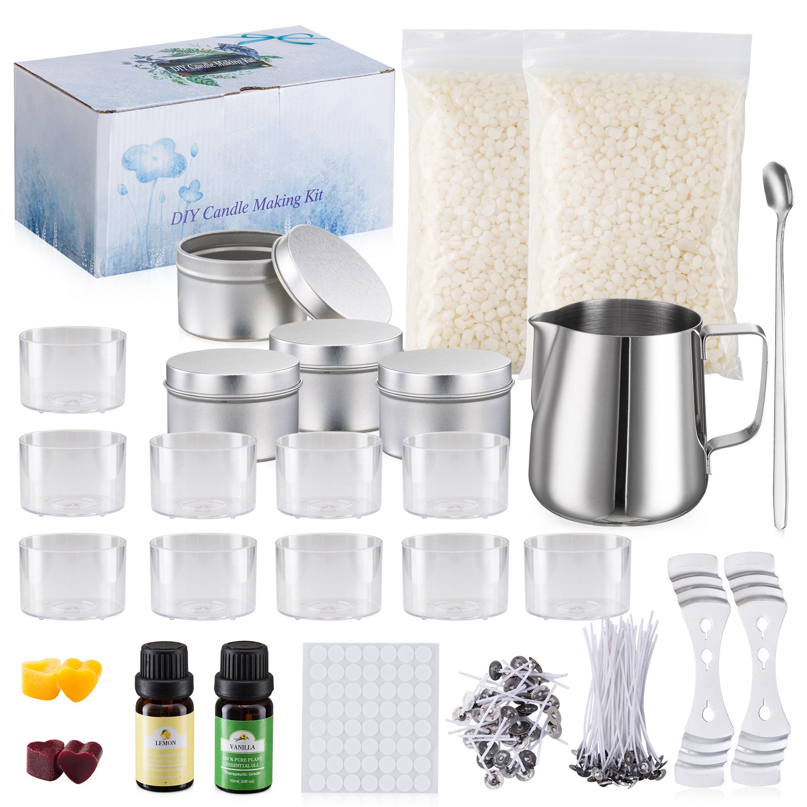 Light Your Creativity: Beginner's Candle Making Kit Candles Moulds