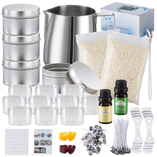 Light Your Creativity: Beginner's Candle Making Kit Candles Moulds