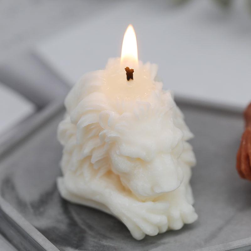 Lion Head Scented Candle Mould Handmade DIY Material Candles Moulds