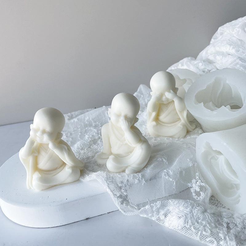 Little Monk Aromatherapy Homemade Candle Mould Candles Moulds
