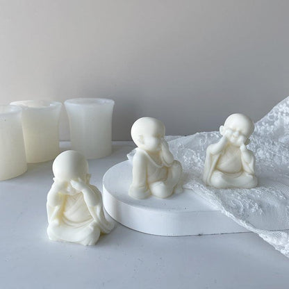 Little Monk Aromatherapy Homemade Candle Mould Candles Moulds
