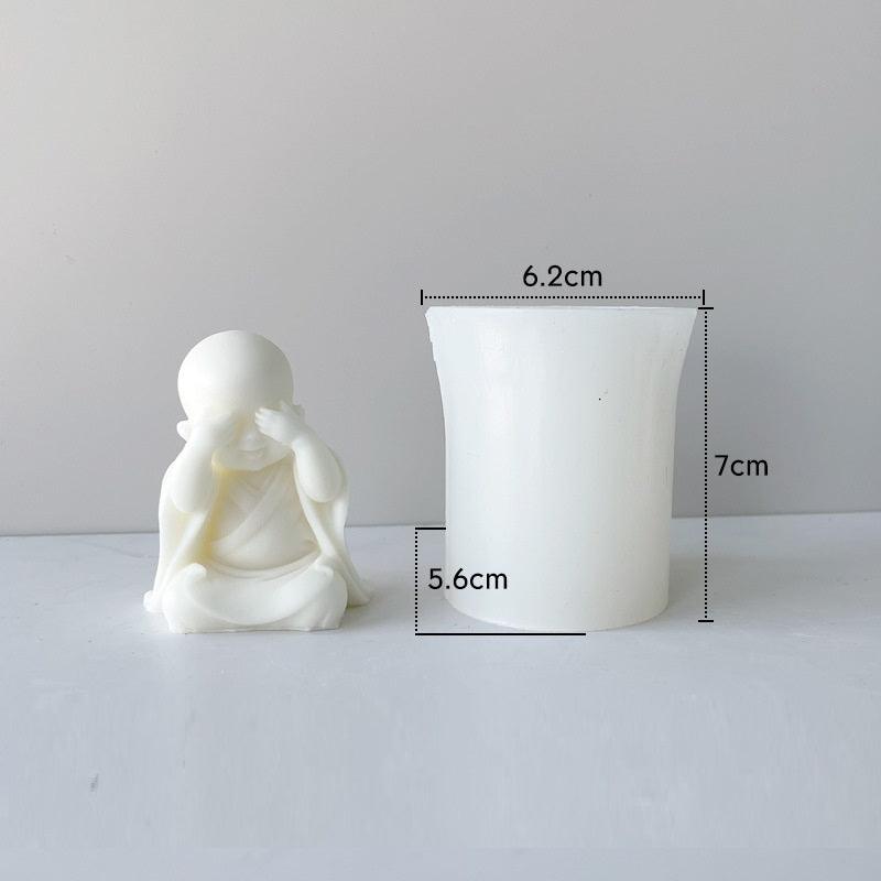 Little Monk Aromatherapy Homemade Candle Mould Candles Moulds