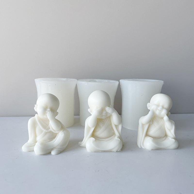 Little Monk Aromatherapy Homemade Candle Mould Candles Moulds
