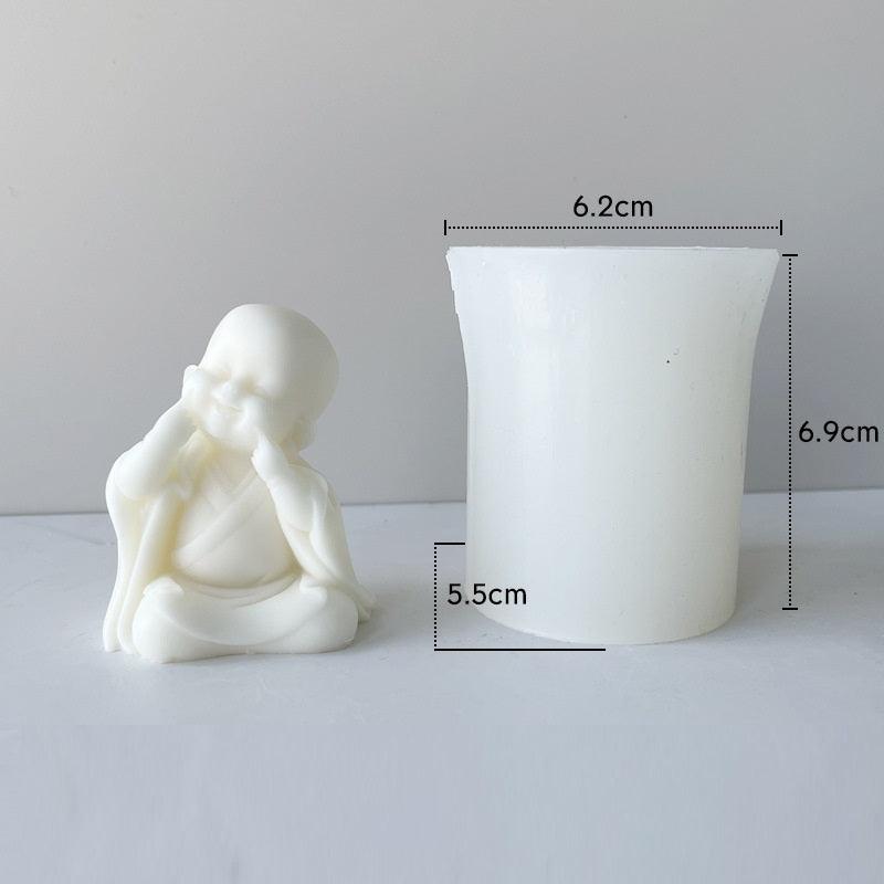 Little Monk Aromatherapy Homemade Candle Mould Candles Moulds