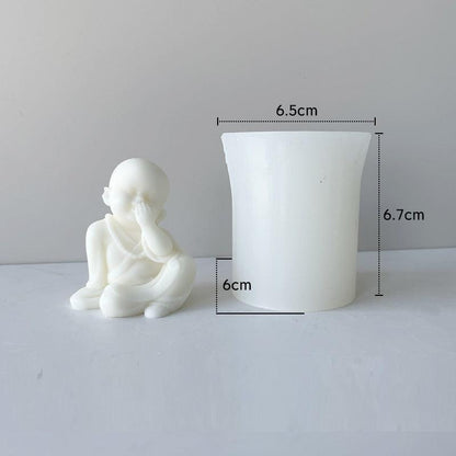 Little Monk Aromatherapy Homemade Candle Mould Candles Moulds