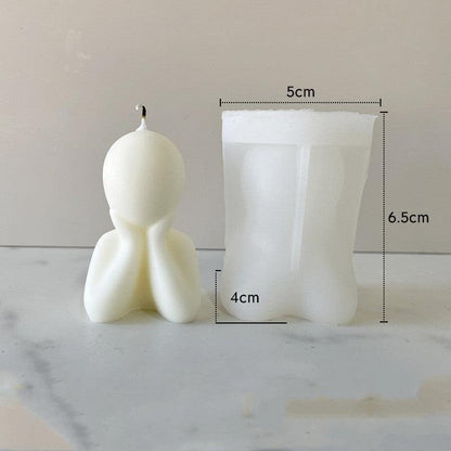 Lost in Thoughts Thinking Candle Silicone Mould Candles Moulds