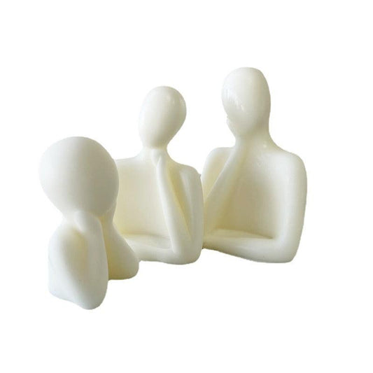 Lost in Thoughts Thinking Candle Silicone Mould Candles Moulds